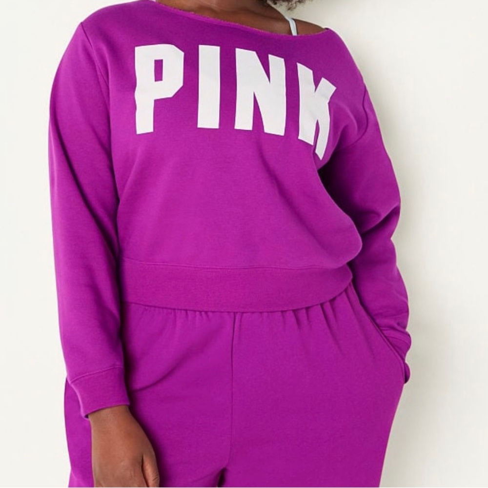 PINK Victoria’s Secret cropped sweatshirt